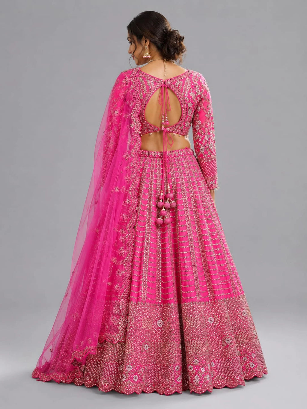 rani pink wedding outfit