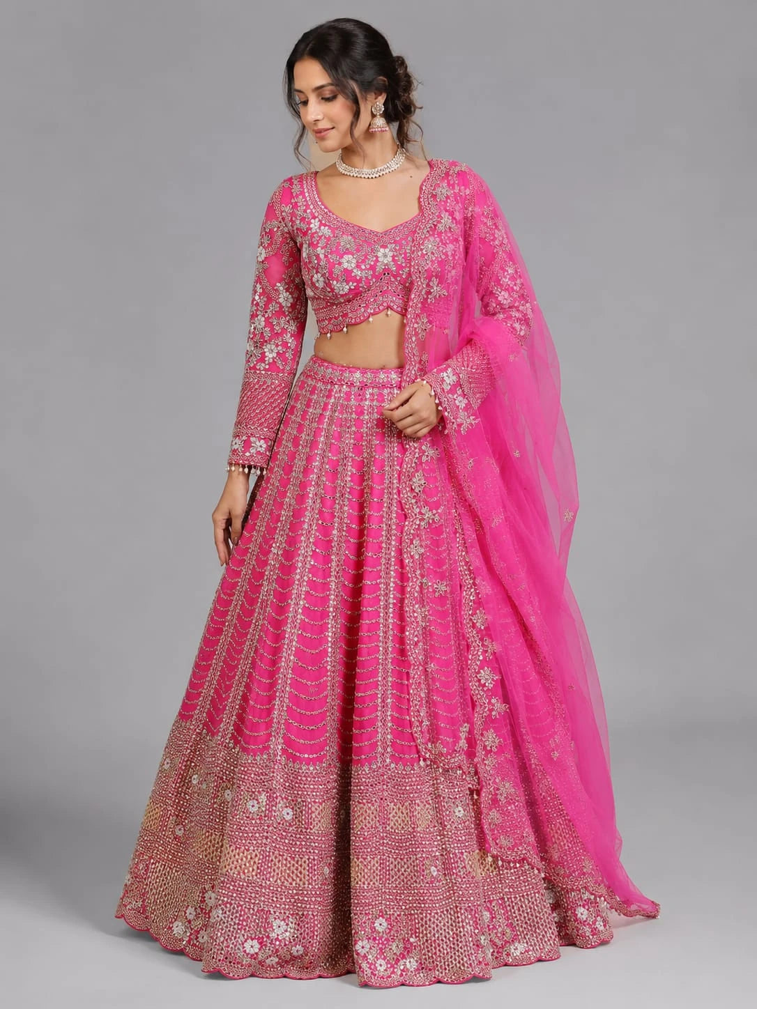 rani pink wedding outfit
