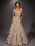 ivory wedding lehenga