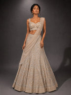 ivory wedding lehenga