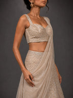 ivory wedding lehenga