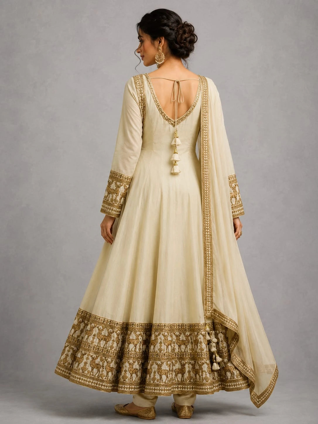 Amul ivory anarkali suit