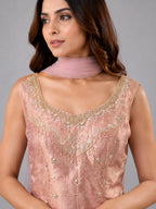 pink flared sharara pants