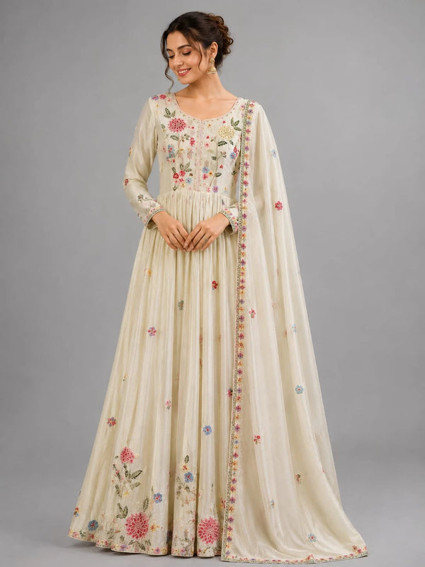 ivory ethnic wear