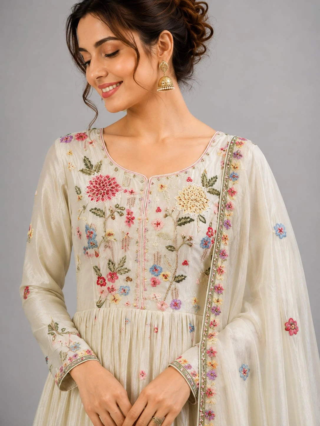 ivory ethnic wear