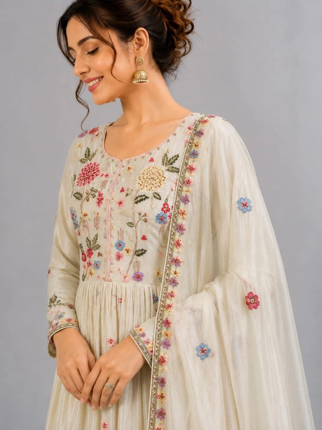ivory ethnic wear