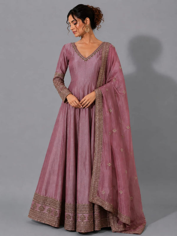 onion full sleeve anarkali suit