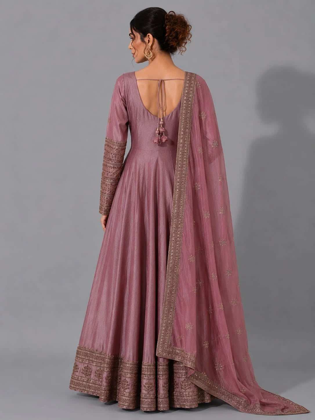 onion full sleeve anarkali suit