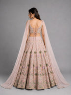 pink lehenga with dupatta