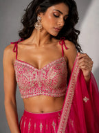 Designer Rani Pink Lehenga