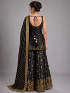 black party wear suit
