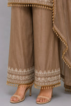 Grey Party Wear Sharara