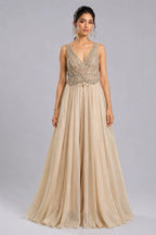 Gold Ethnic Jumpsuit