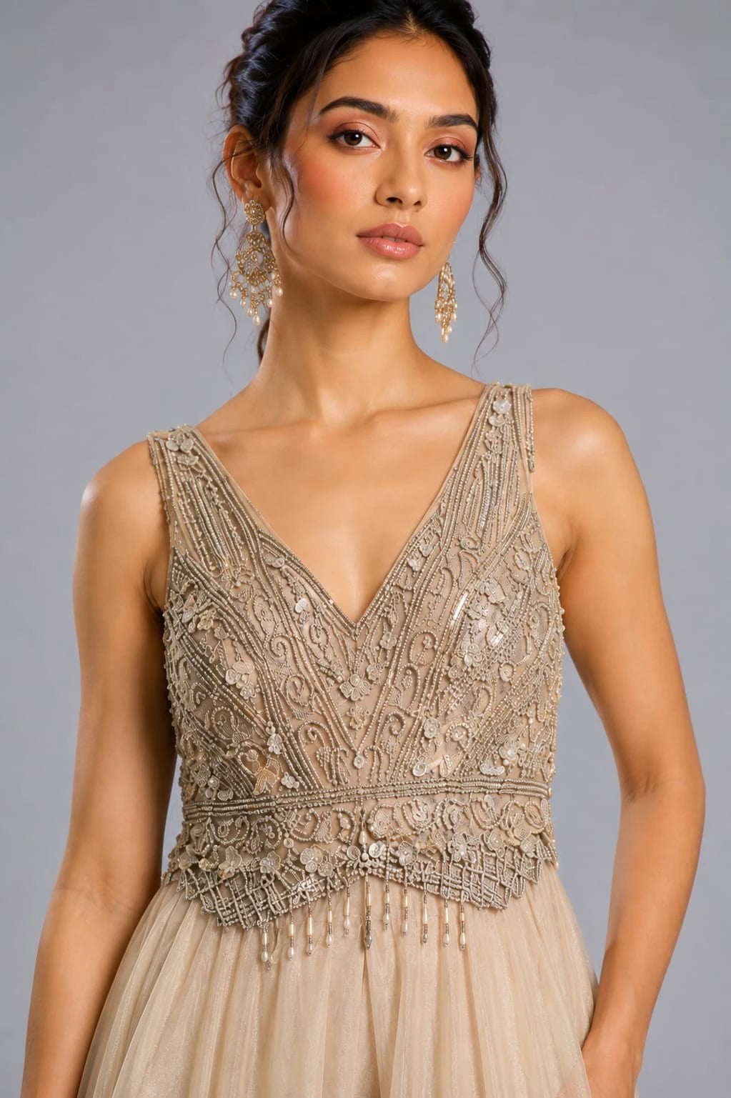 Gold Ethnic Jumpsuit