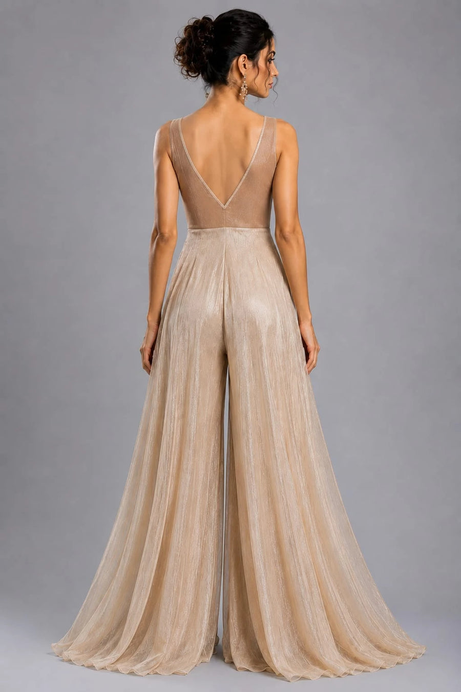 Gold Ethnic Jumpsuit