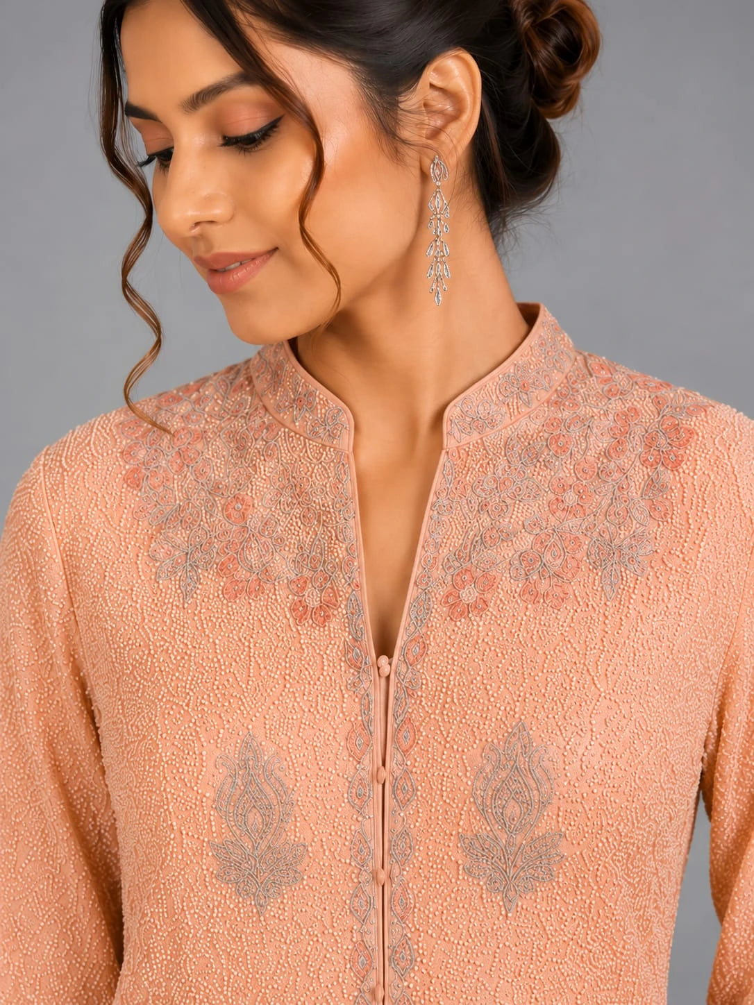 pink sharara dupatta