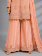 pink sharara dupatta