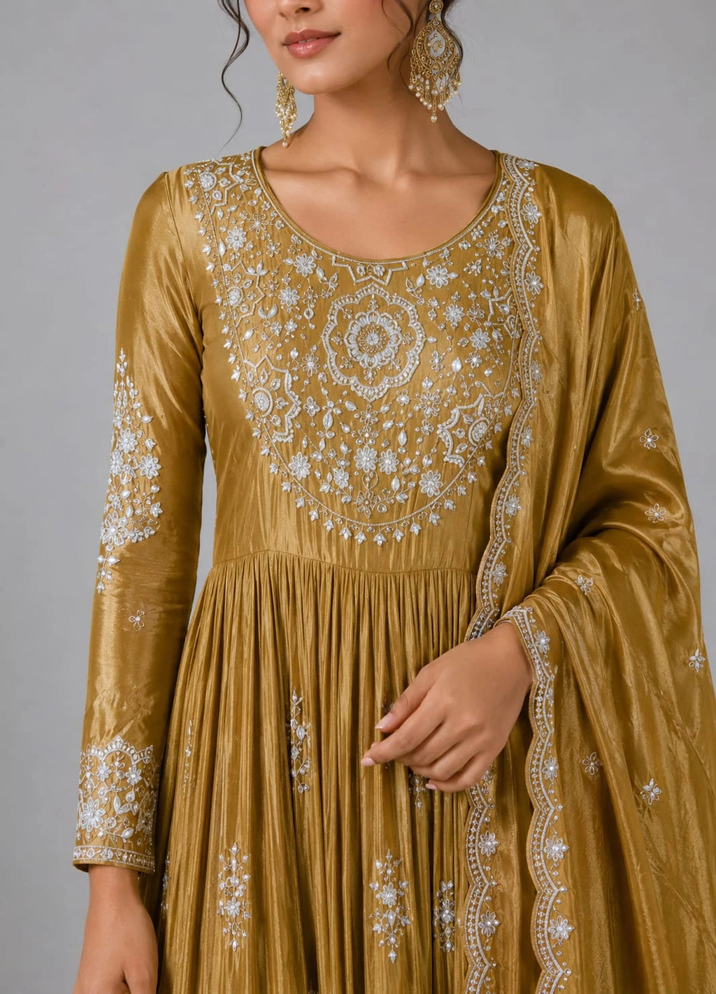 Designer Dusty Anarkali