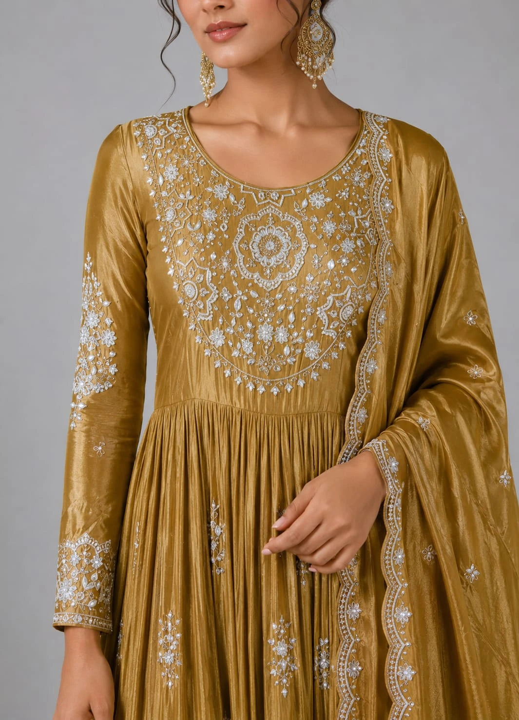 Designer Dusty Anarkali