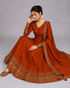 rust anarkali