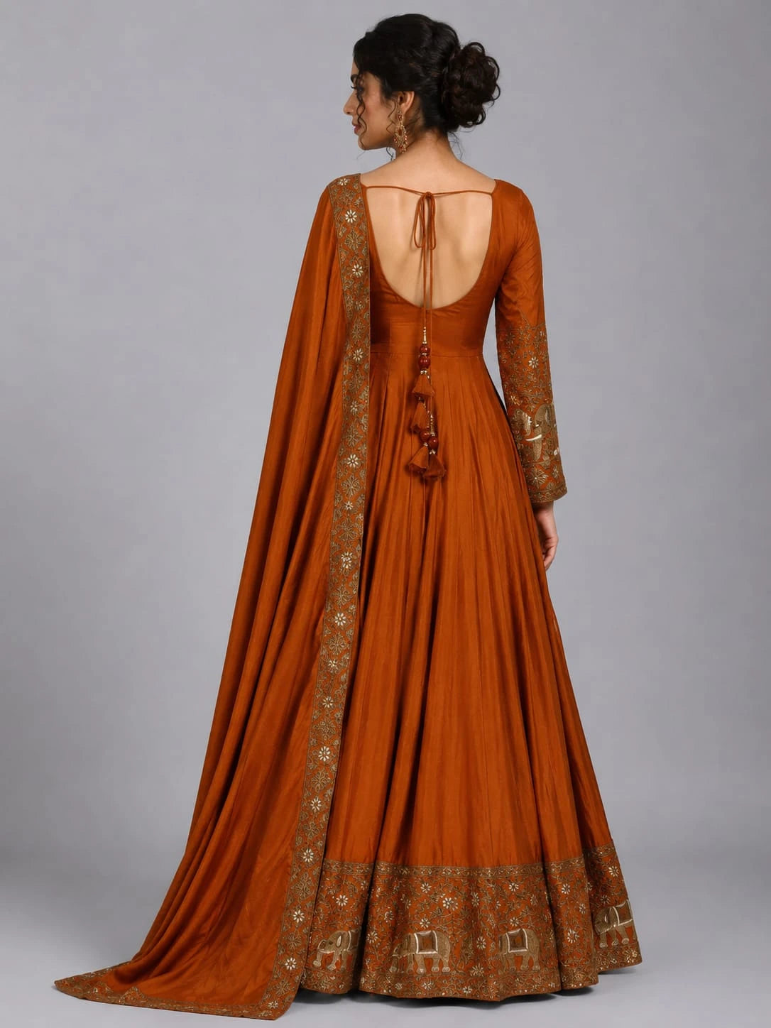 rust anarkali