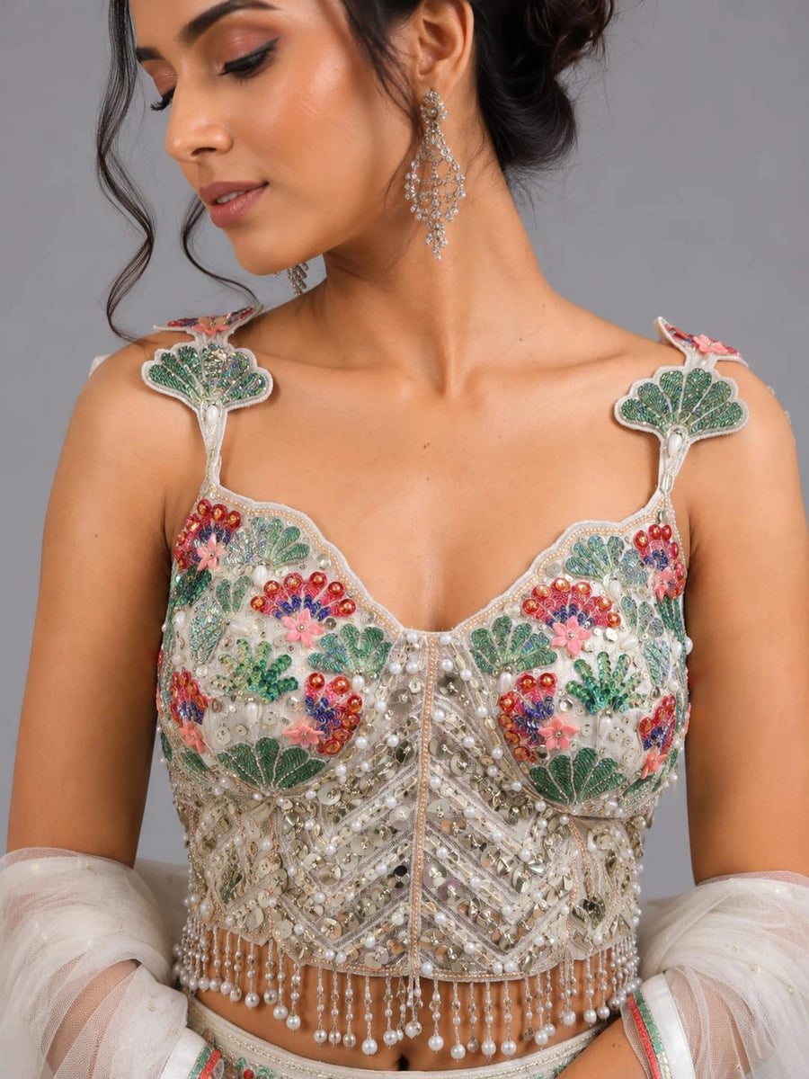 Floral Embroidered Lehenga