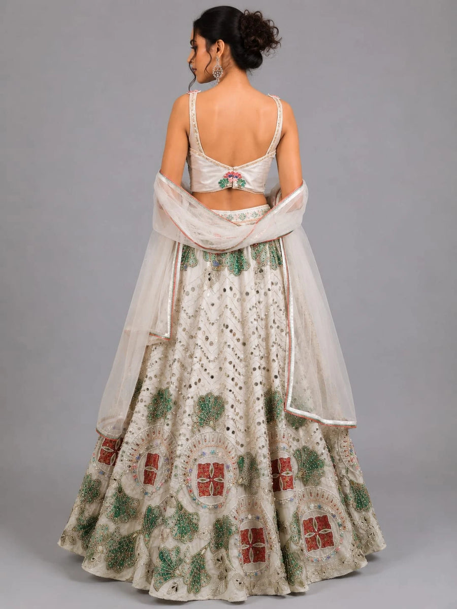 Floral Embroidered Lehenga