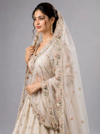 Beige Wedding Lehenga