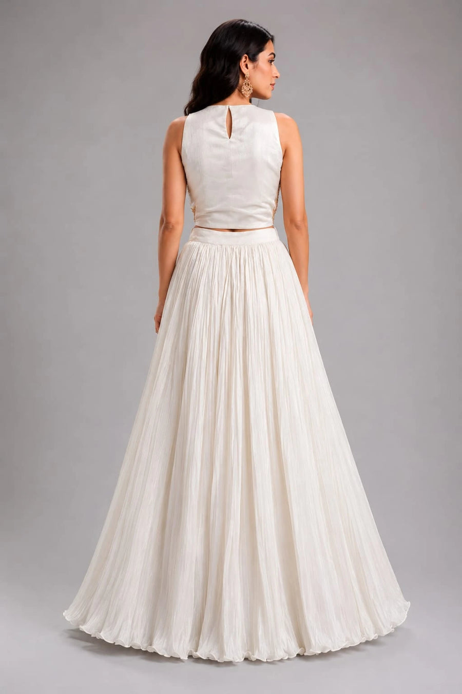 Designer White Lehenga