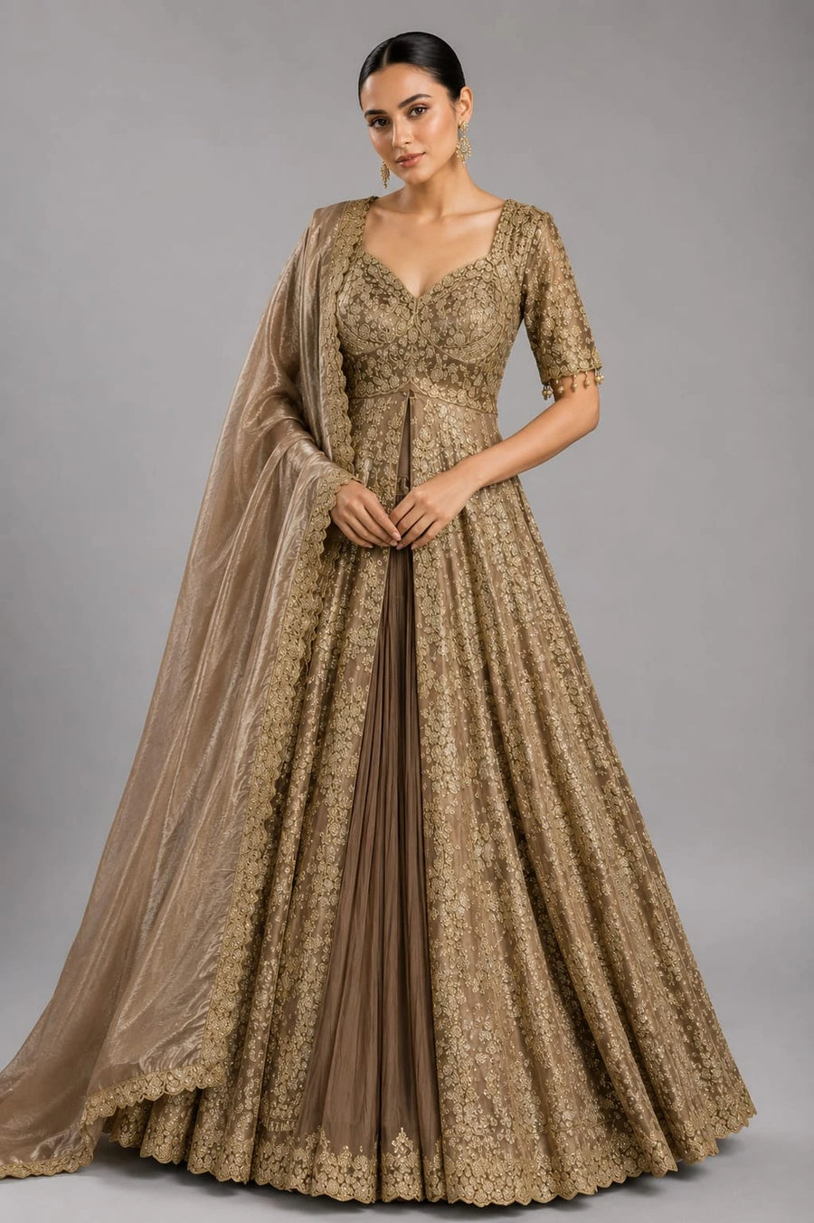golden indo western