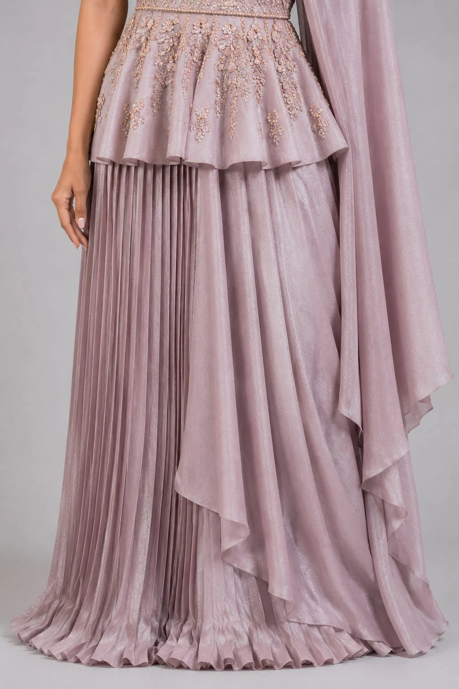 lavender western dress