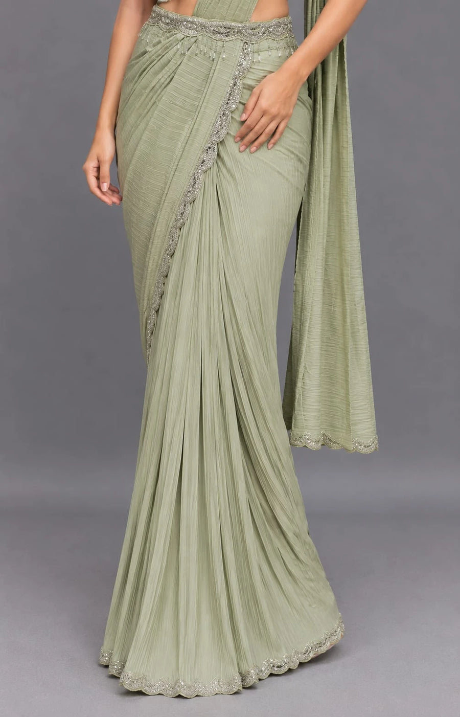 Pleated Drape Saree
