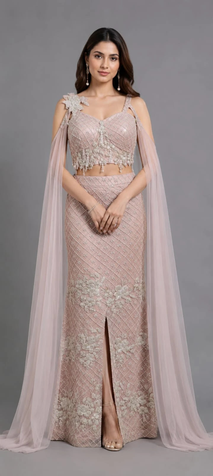 pink western dress