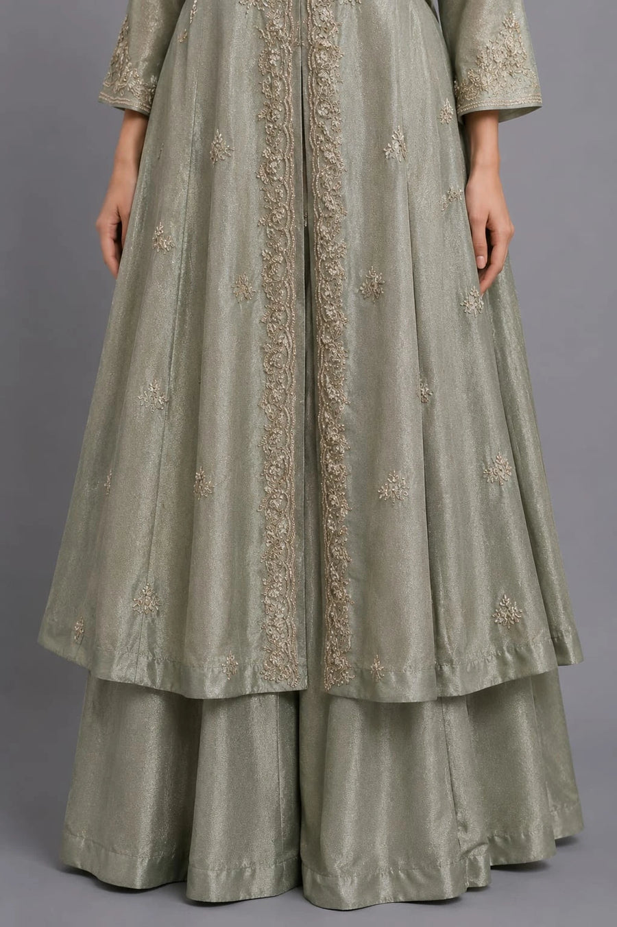 olive green  indo western