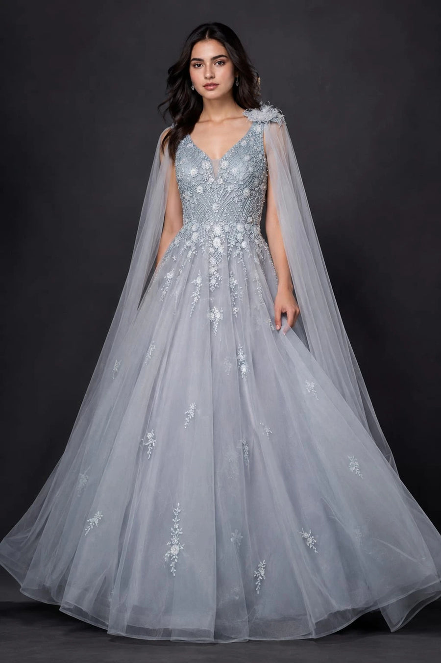 sky gown