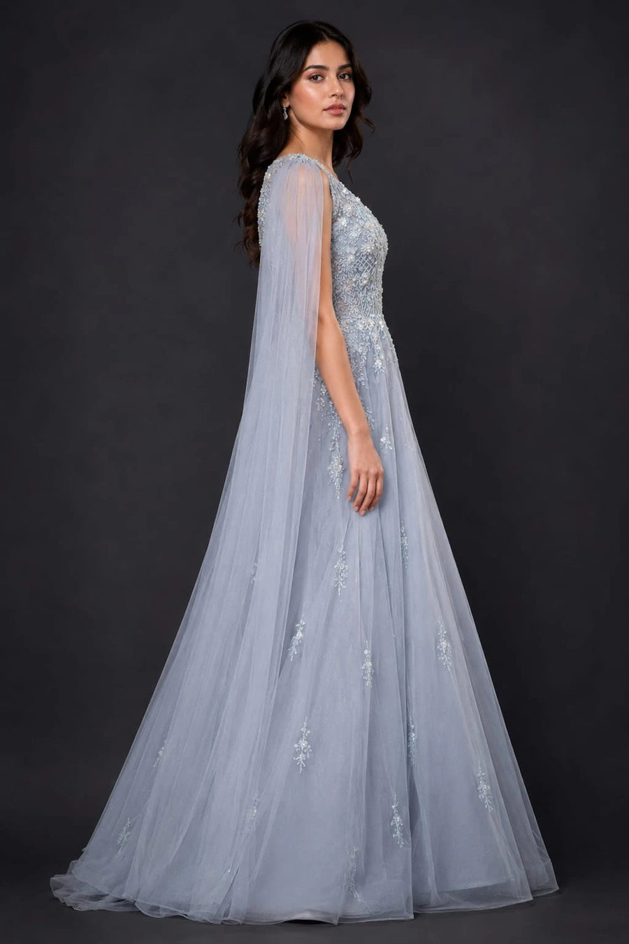 sky gown