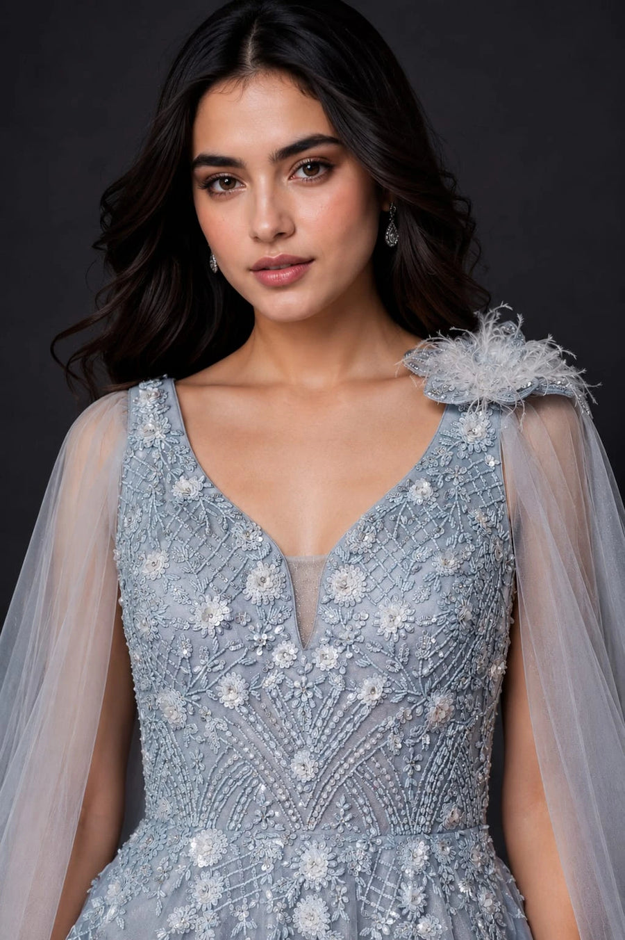 sky gown