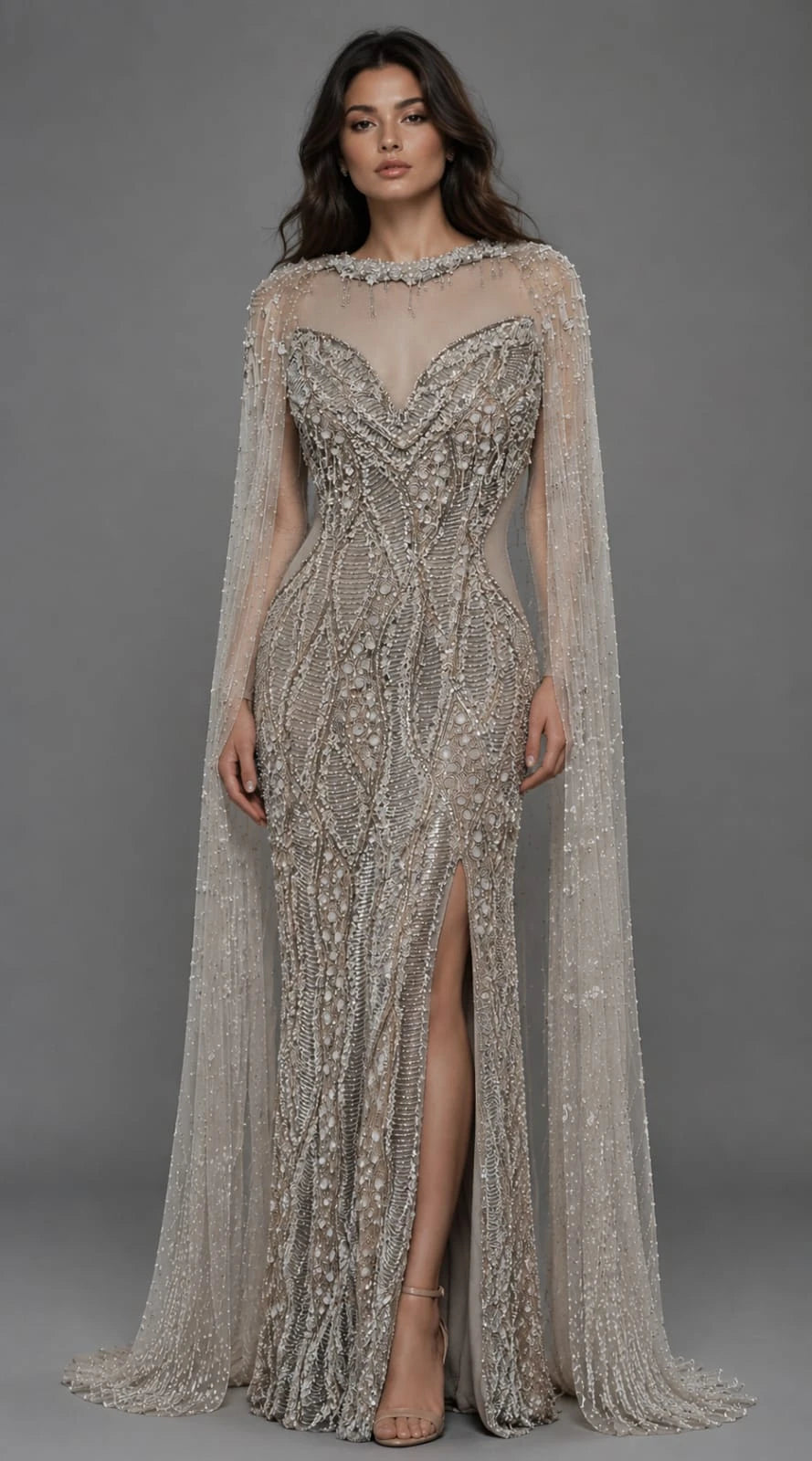 luxury pink gown