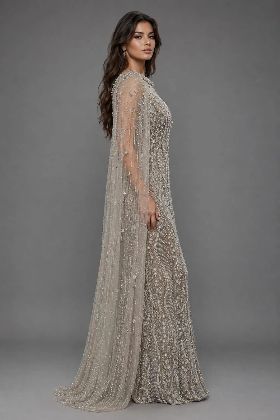 luxury pink gown