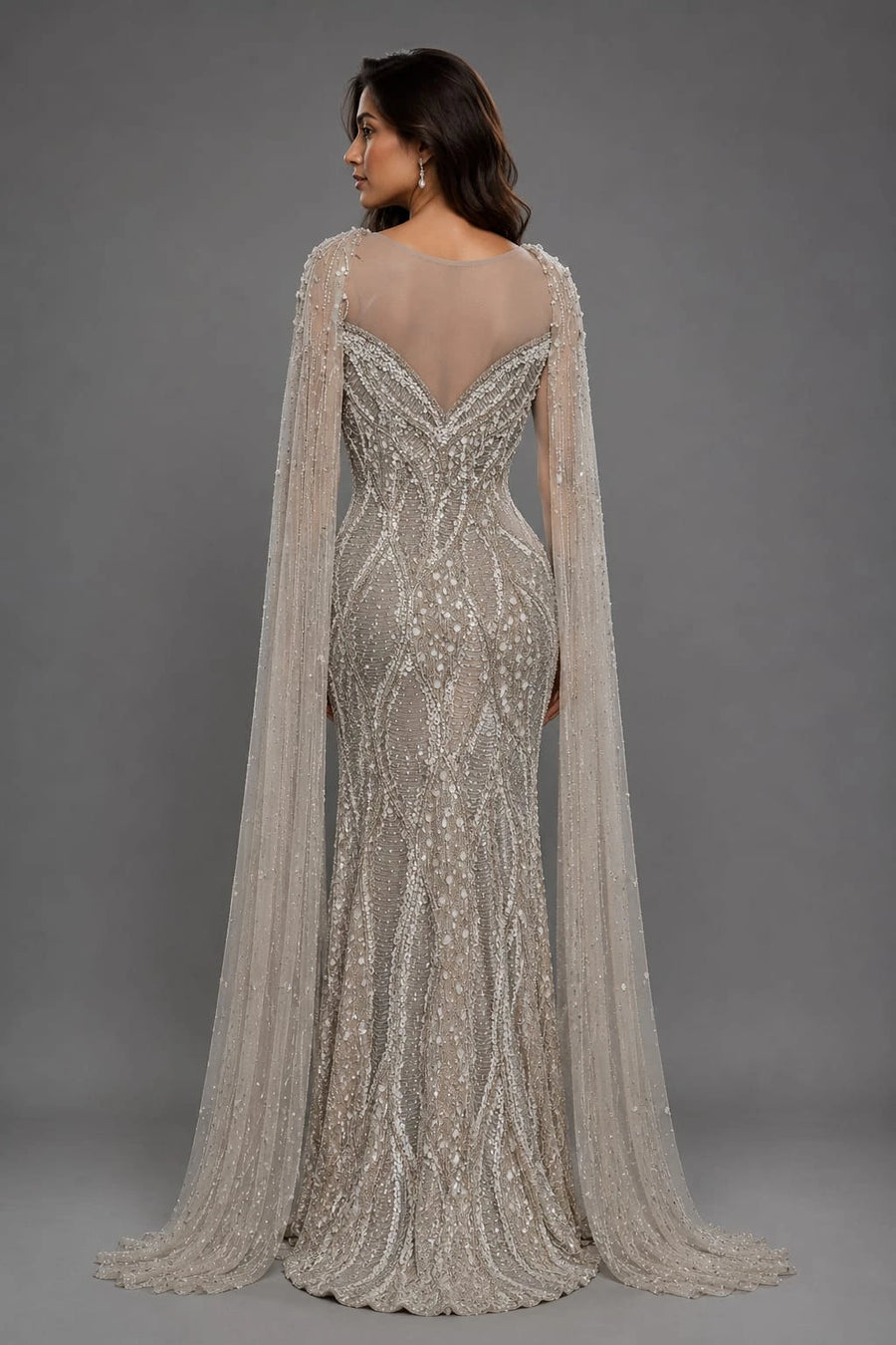 luxury pink gown