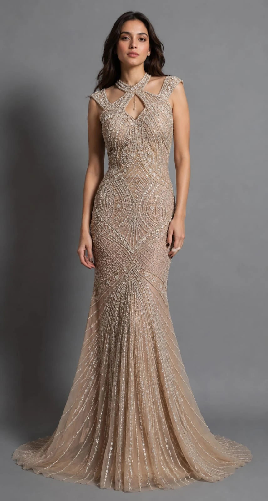 gold occasion wear