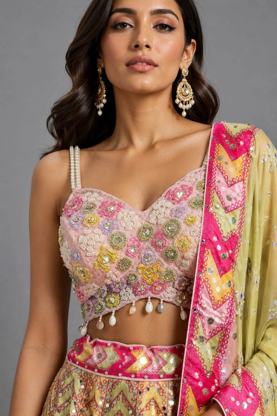 pink pdp lehenga