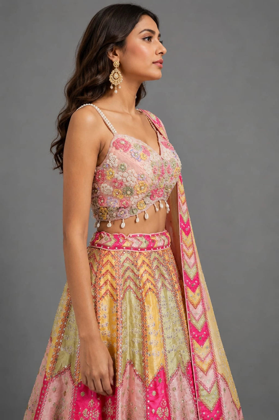pink pdp lehenga