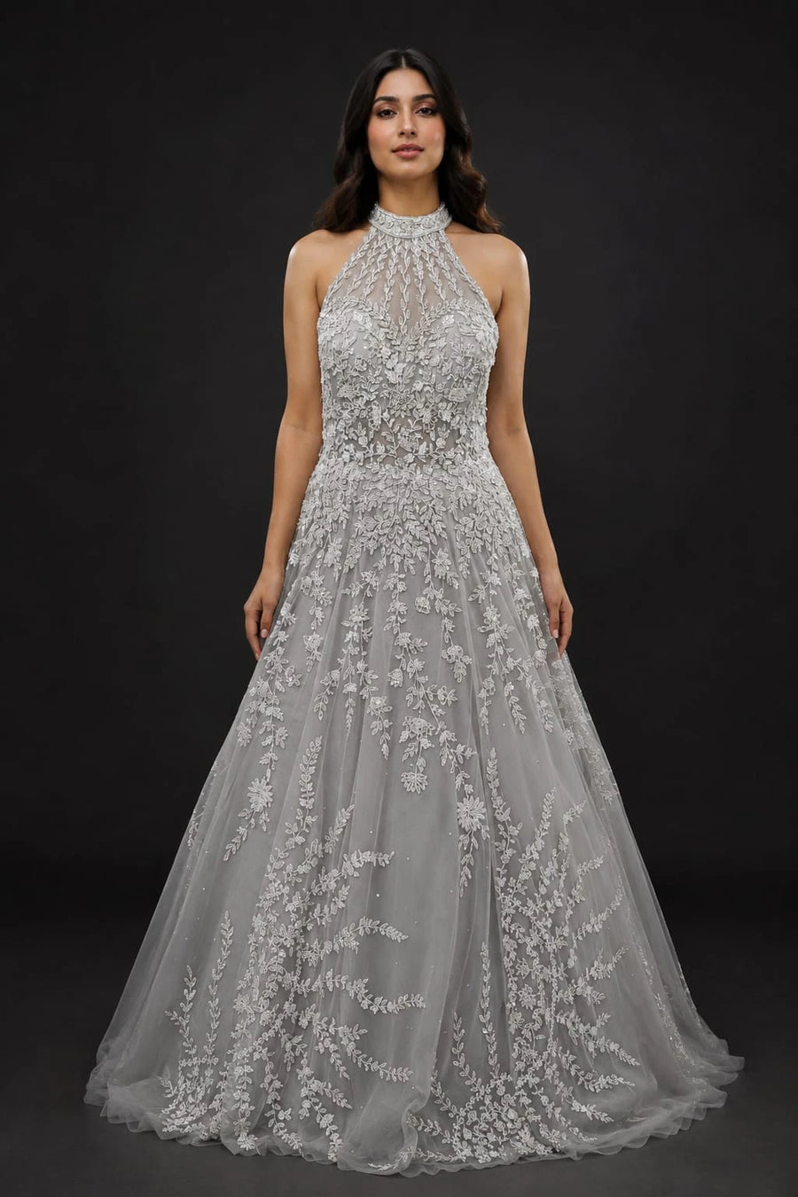 sea green gown