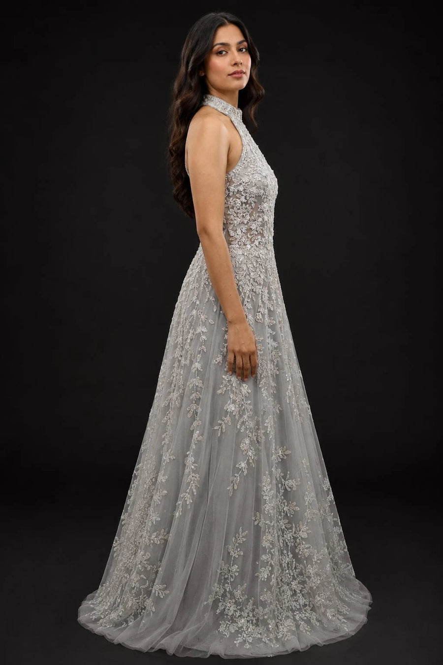 sea green gown