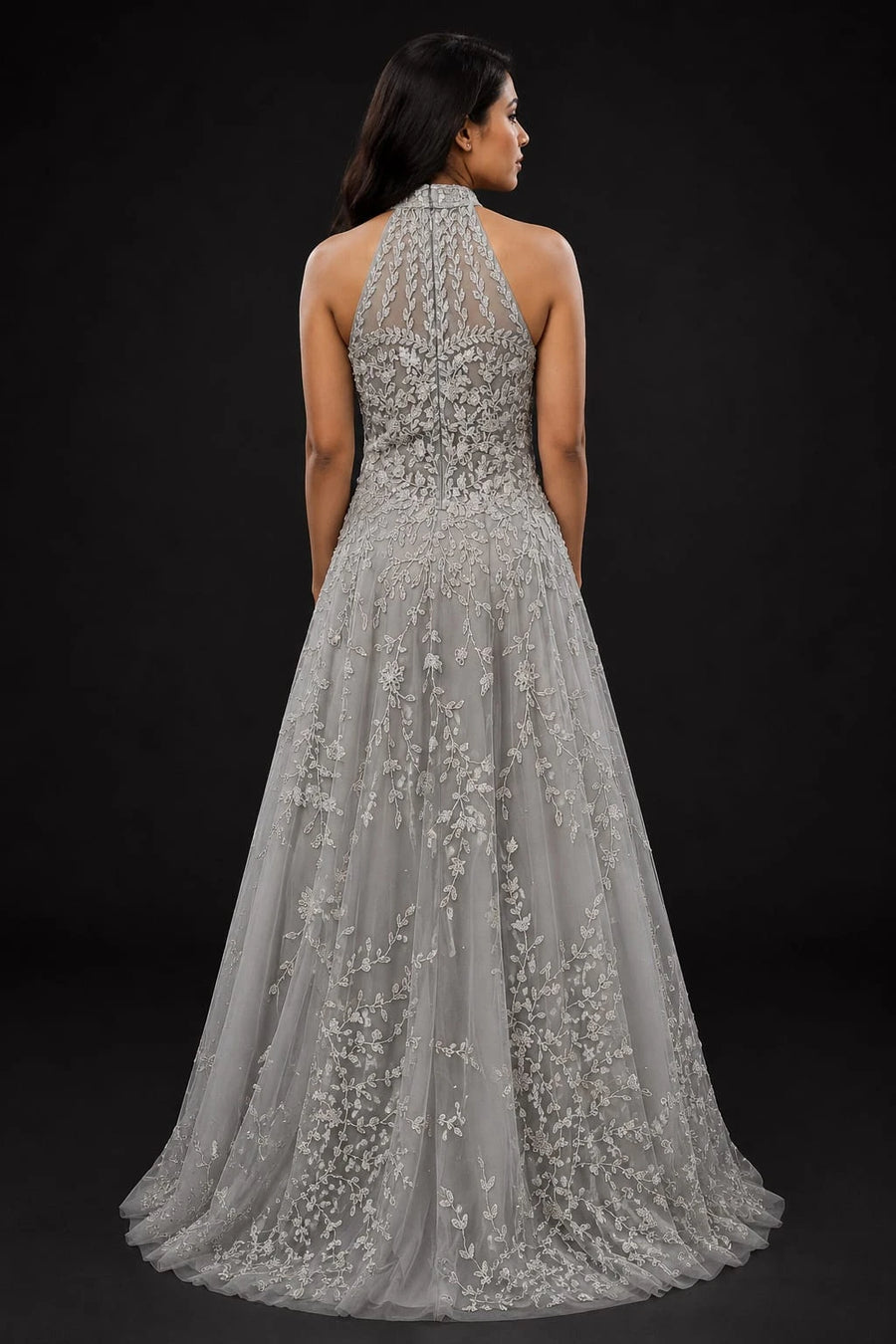 sea green gown