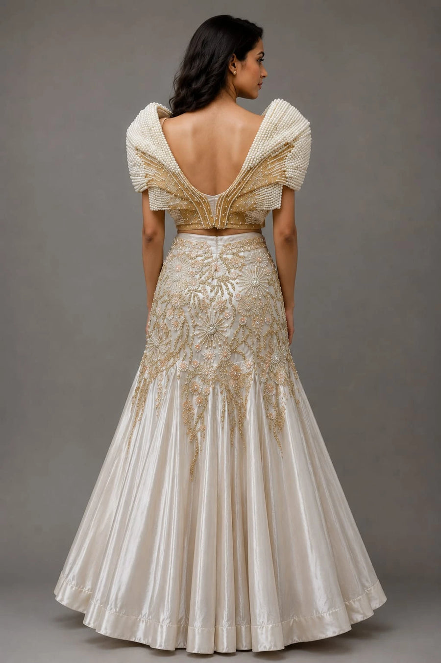 Pearl Embellished Lehenga