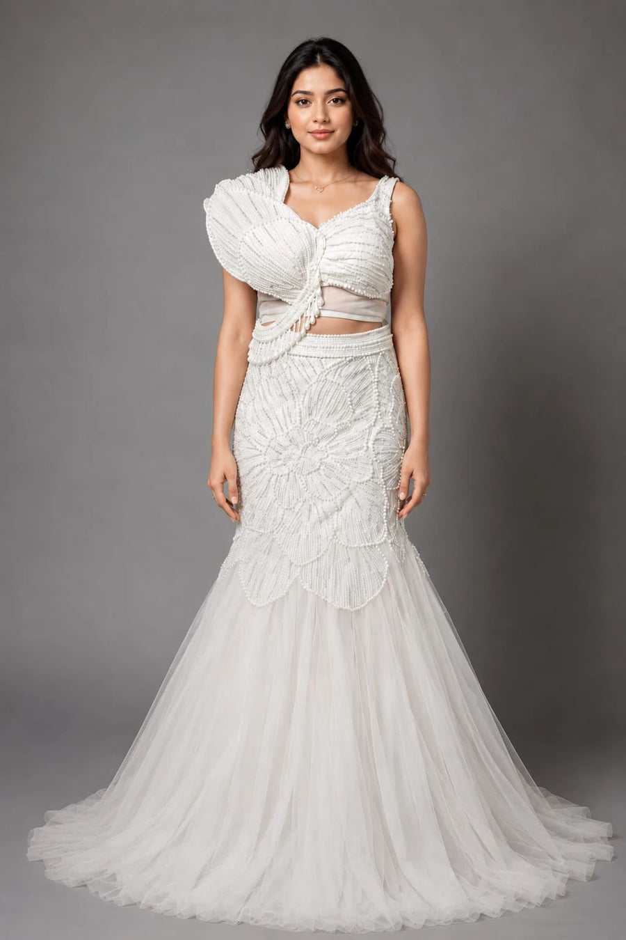 Pearl Embellished Lehenga