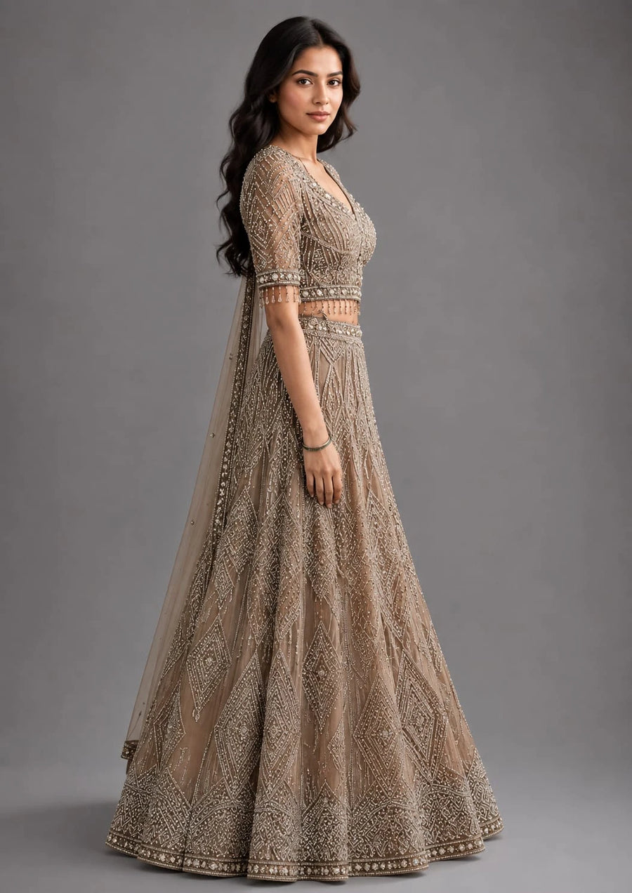 engagement lehenga