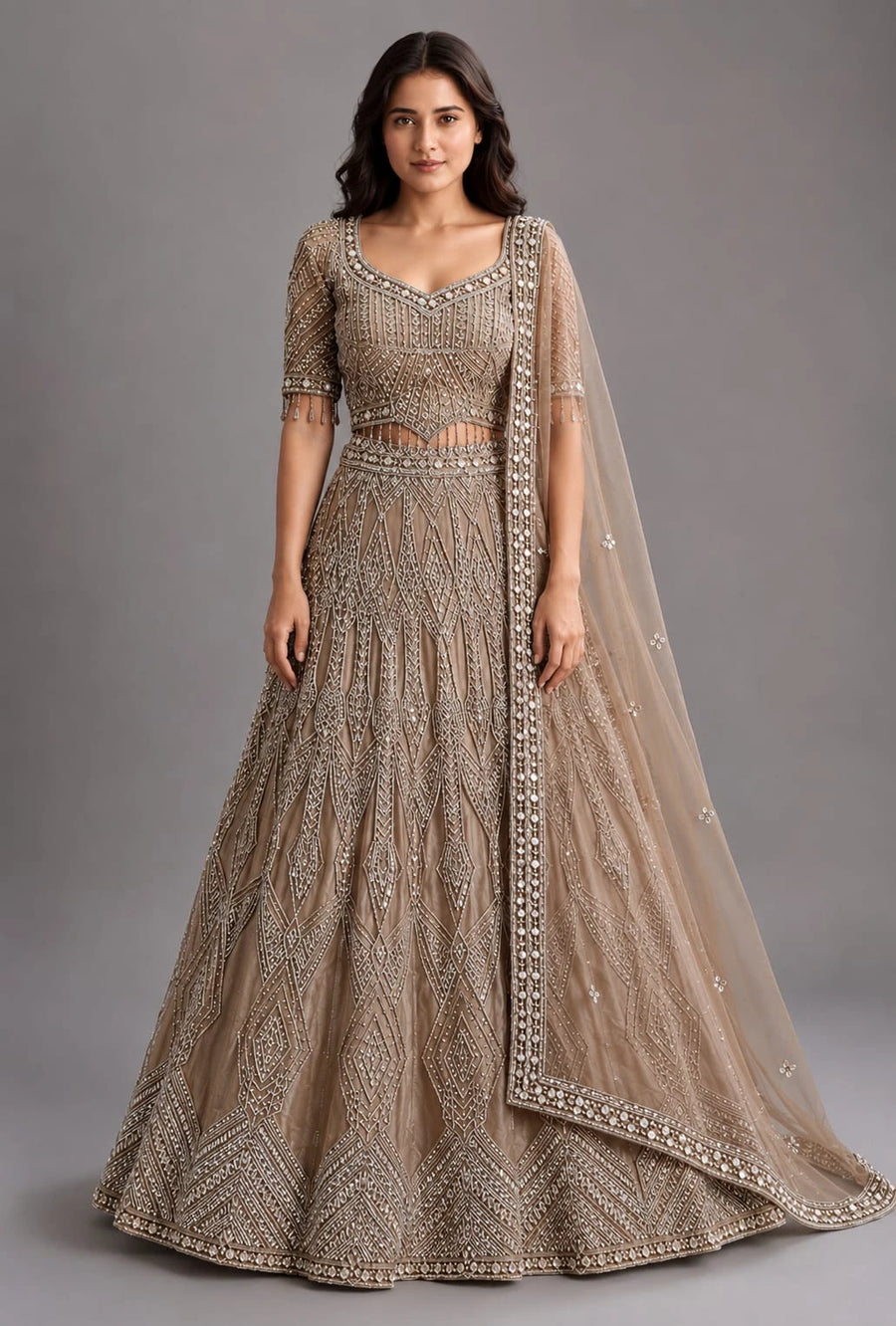 engagement lehenga